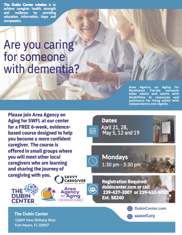 FREE Alzheimer's / Dementia Caregiver Program